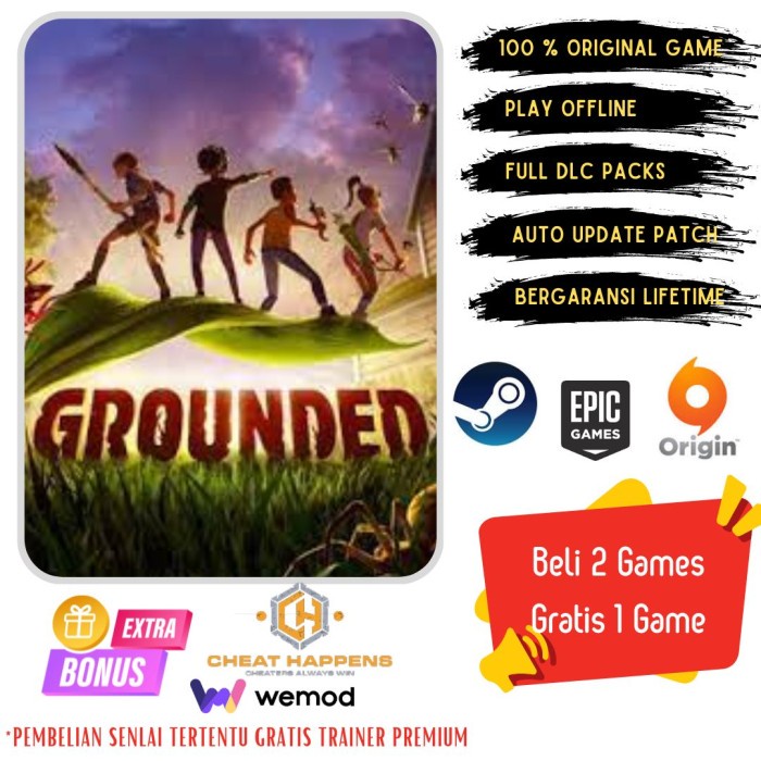 GROUNDED - Game PC Original Offline Only - DVD-DL