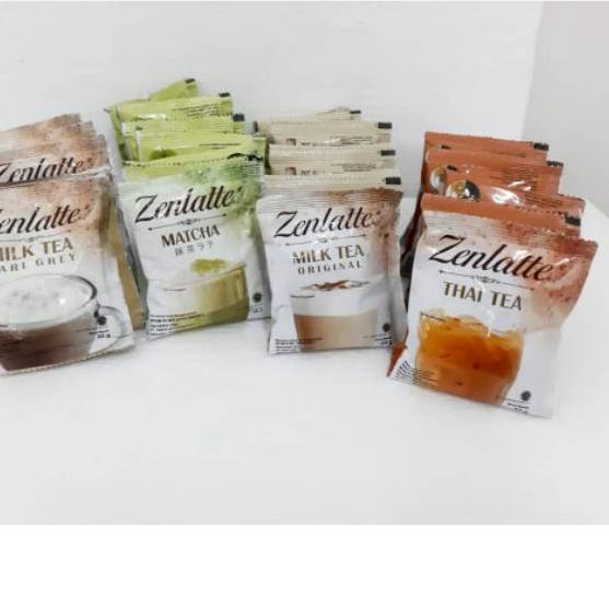 

Import Terlaris Zenlatte Matcha; Thai Tea; Milk Tea Earl Grey;Milk Tea Original !