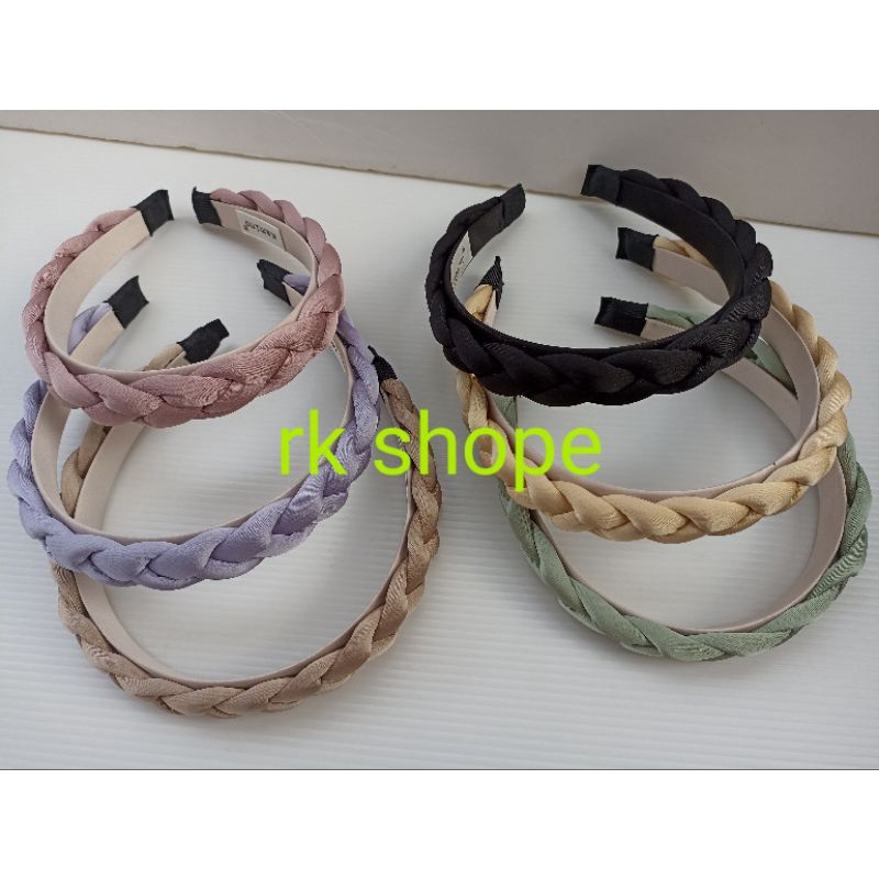 bando korea kepang warna dewasa bandana korea headband kepang premium