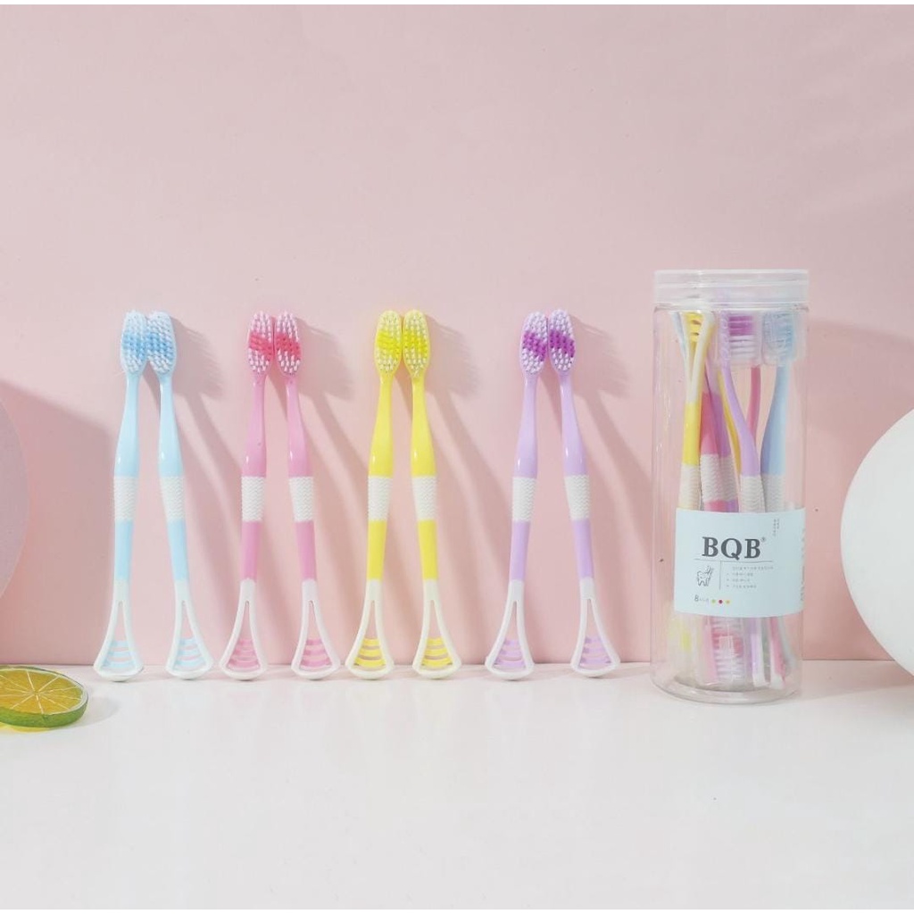8IN1 - SIKAT GIGI KOREA ISI 8 PC SET WADAH / TOOTH TEETH BRUSH 8 IN 1 DOUBLE SENSITIVE KOREAN DESIGN N QUALITY
