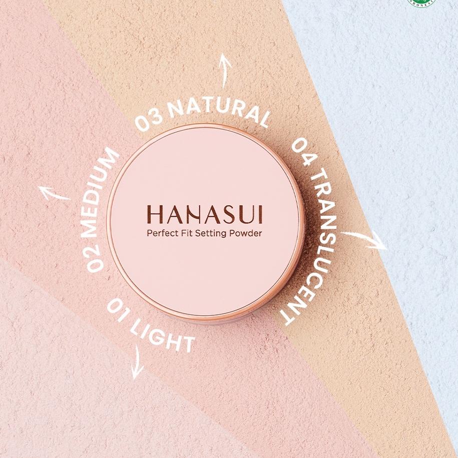 Buran Beli Hanasui Perfect Fit Setting Powder 12gr - Bedak Tabur Natural age Original BPOM Super