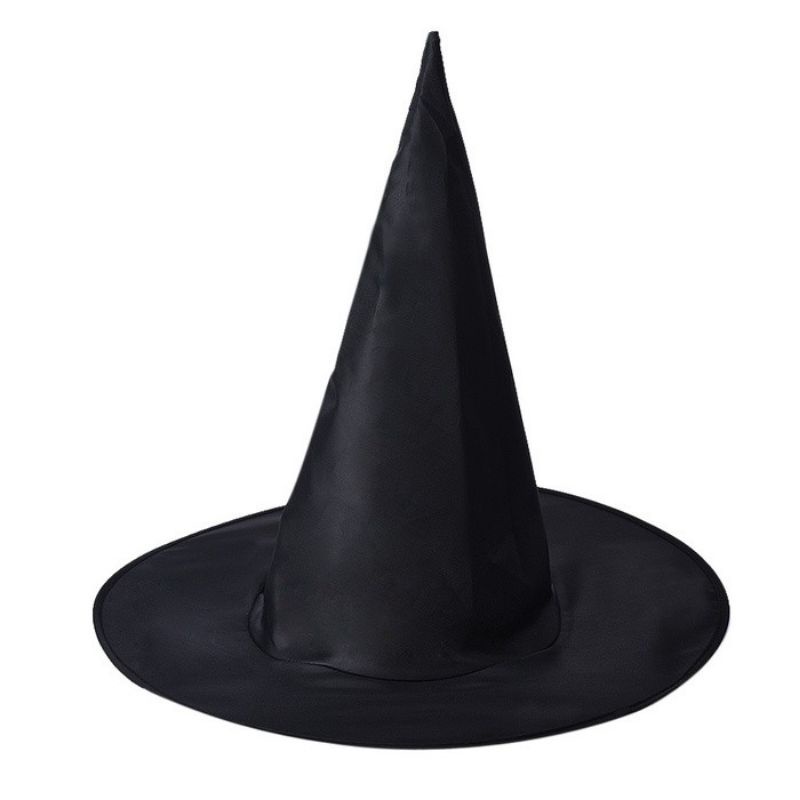 TOPI NENEK SIHIR HITAM TOPI PENYIHIR PIPIOT WITCHES HARRY POTTER HARPOT WITCH PARTY PESTA HALLOWEEN TONE