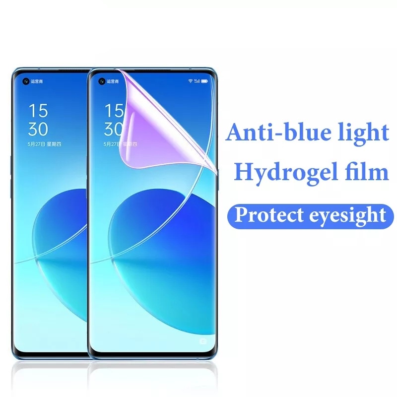 CUSTOM Hydrogel Anti blue eye protection Anti Gores Screen Guard Samsung Xiaomi Vivo oppo Infinix Tecno Semua all tipe hp smartphone