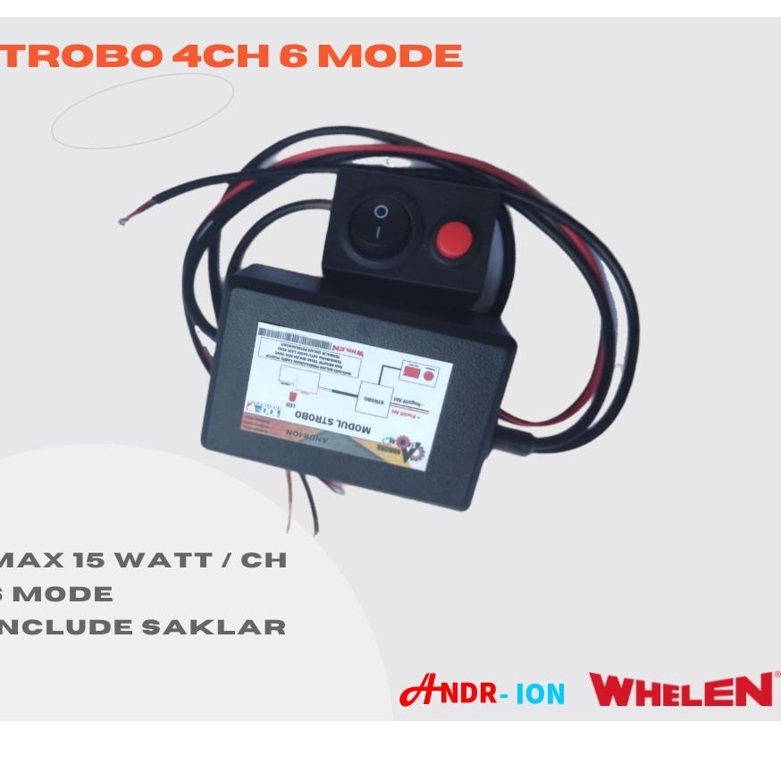 Codel2L6x--Modul Led Strobo 4 Channel 4ch 6 Mode