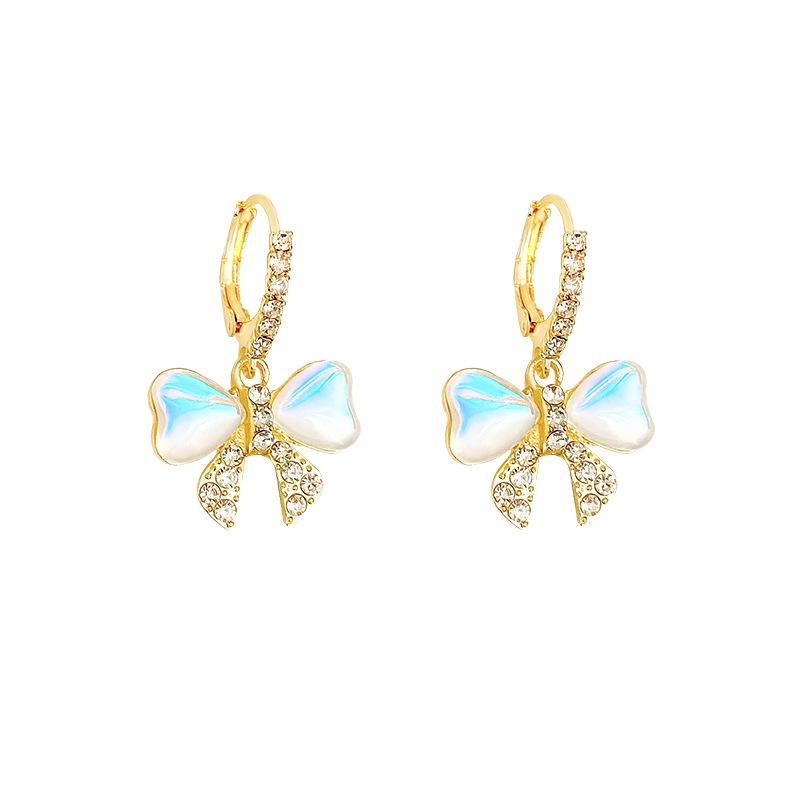 Anting Gantung Panjang Model Pita Bahan silver 925 Untuk Wanita