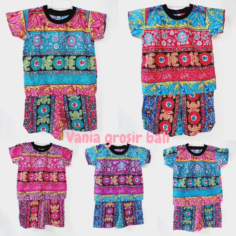 [PUSAT KULAKAN] SETELAN ANAK RAYON MOTIF BANGKOK THAILAND