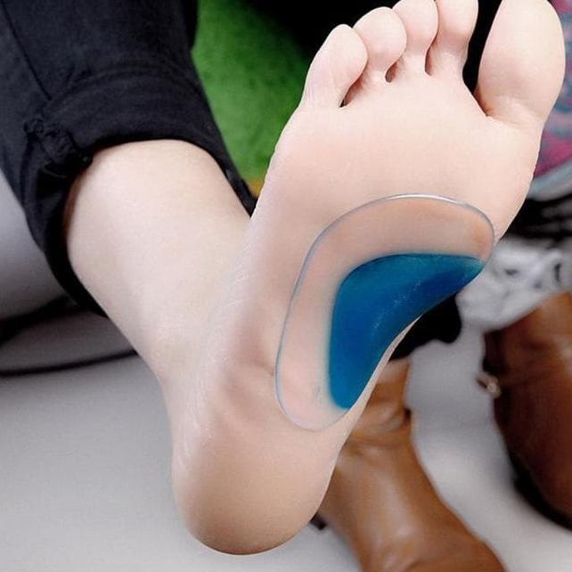 [BAYAR DI TEMPAT] 1 Pasang Insole Gel Orthopedic Arch Support Untuk Terapi Kaki / Insole Flat Foot Correction Kaki Bebek Datar