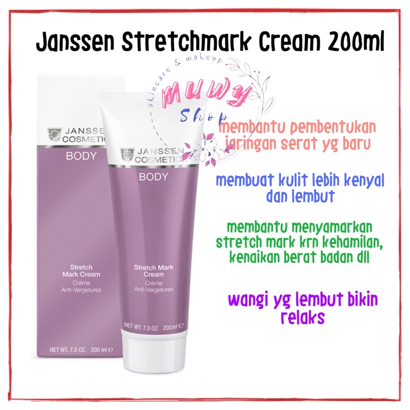 Janssen Stretchmark Cream 200ml
