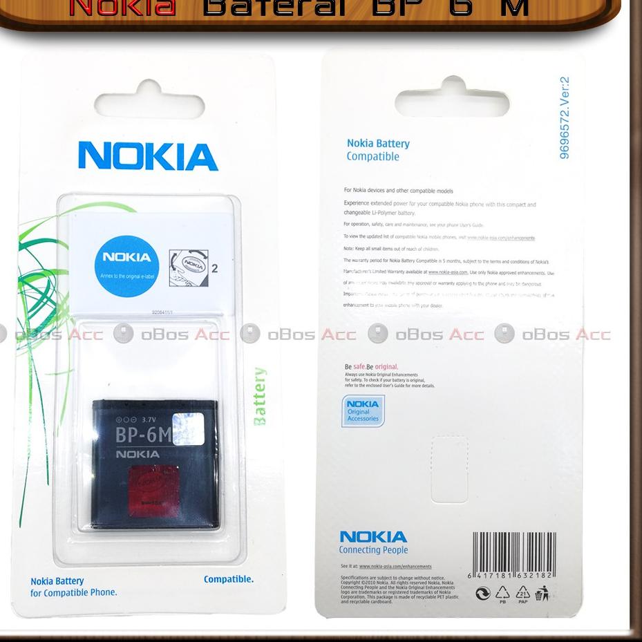 Promo Terheboh Baterai Nokia N73 music edition N77 N93 BP6M BP-6M Original Batre Batrai HP