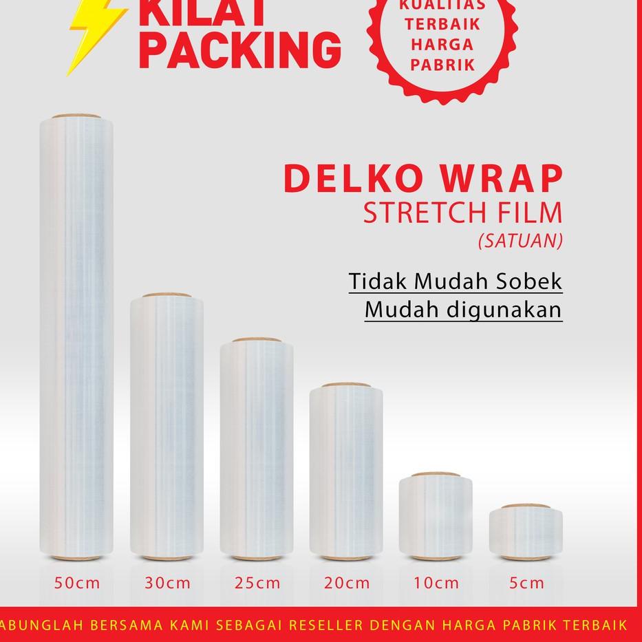 

New! Stretch Film Bening UKURAN 30 CM X 250 M Plastik Wrapping SATUAN .... ....