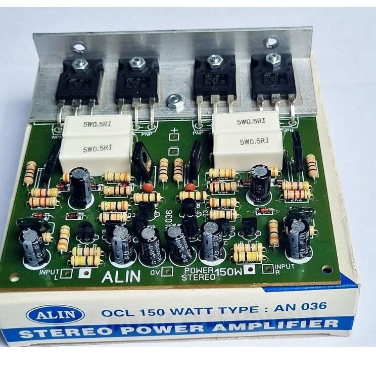 ￣ RCJ KIT POWER AMPLIFIER OCL 150 WATT STEREO 150 WATT SHOGUN   SUDAH PLUS TR FINAL Terkini￣