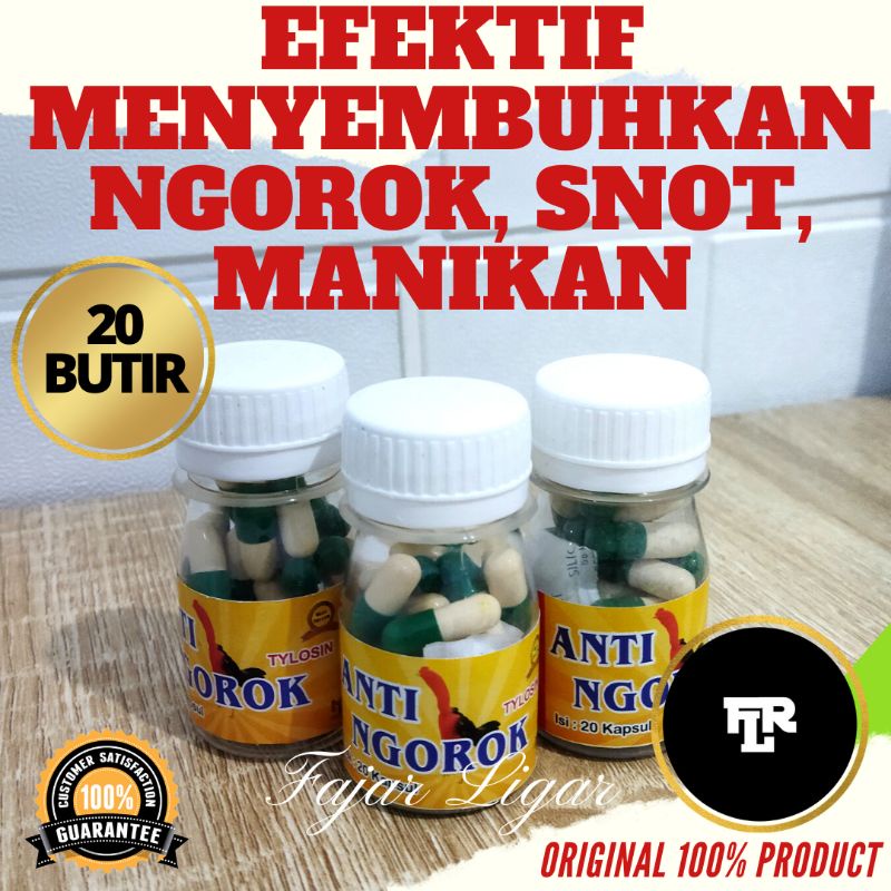 Tylosin Obat Ayam Ngorok CRD Snot Muka Bengkak Maniken Cacar Basah