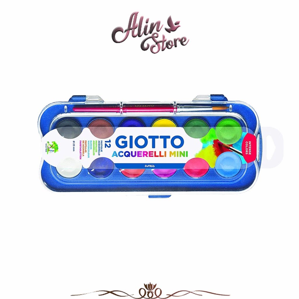 

Cat Air / Water Color Acquerelli Mini 12 Warna Giotto