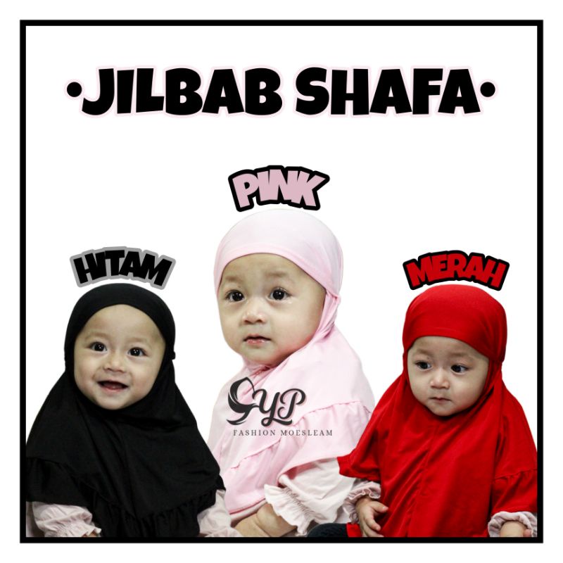 Jilbab Anak bayi Shafa 0-3th / HIJAB BABY