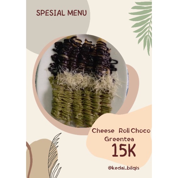 

Cheese Roll Cokelat Green Tea Frozen Food