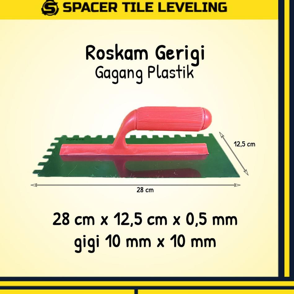 Produk Terbaik--ROSKAM BERGERIGI, RASKAM GIGI PASANG KERAMIK GRANIT TILE LEVELING SISTEM