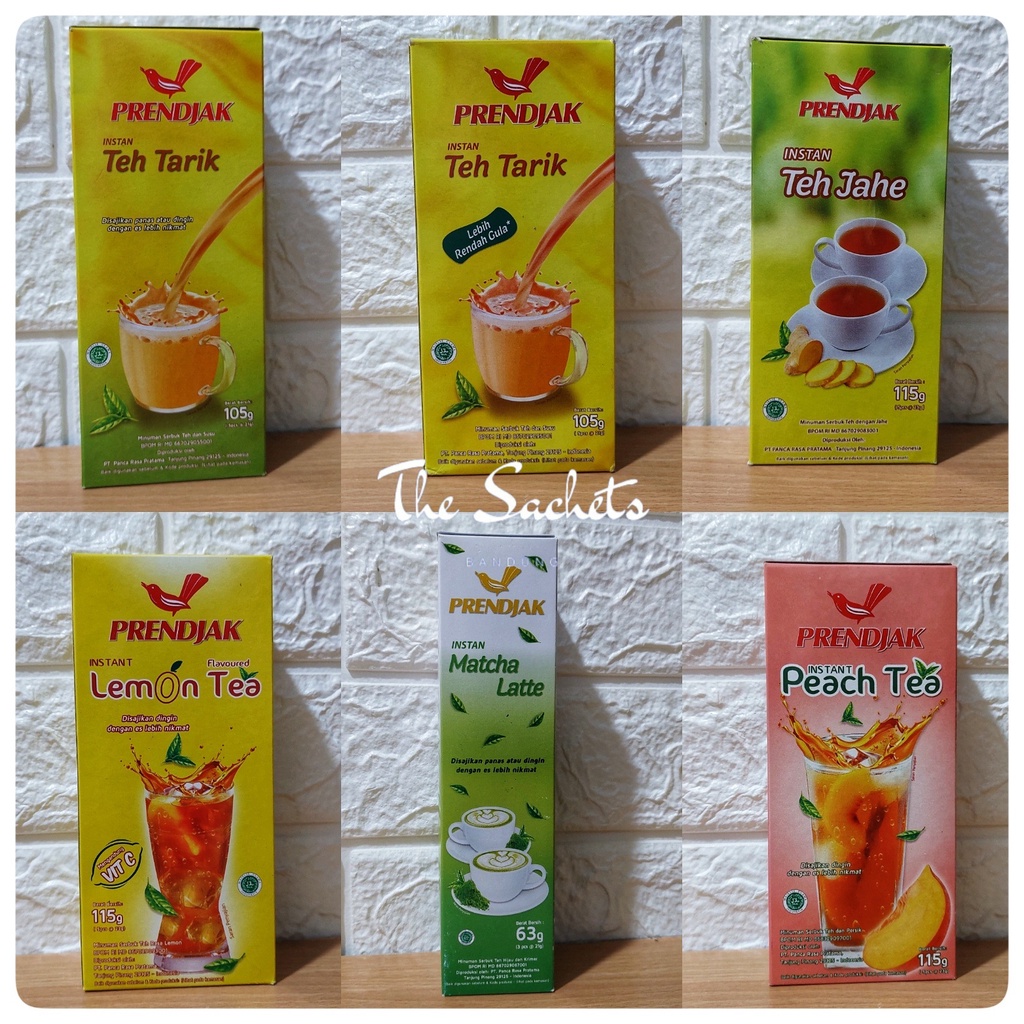 

PRENDJAK Instant Tea Teh Tarik Lemon Peach Matcha Sachet