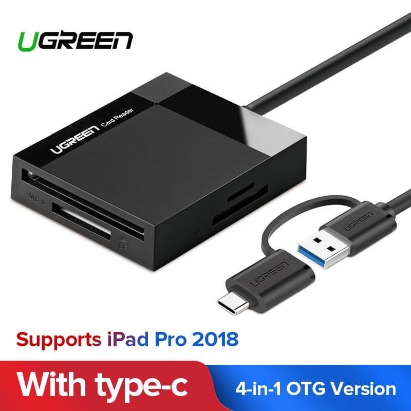 Ugreen USB 3.0 Card Reader with USB-C Plug 40755