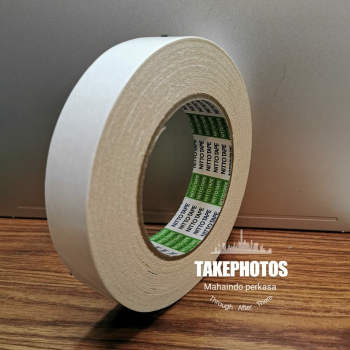 

Double Tape Diuble Tape Nitto Tahan Panas 1 Inch X 20 Yard (24Mm)