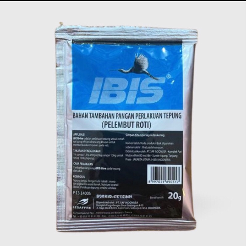 Ibis Blue SAF 20gr Pelembut Roti Bread Softener Improver