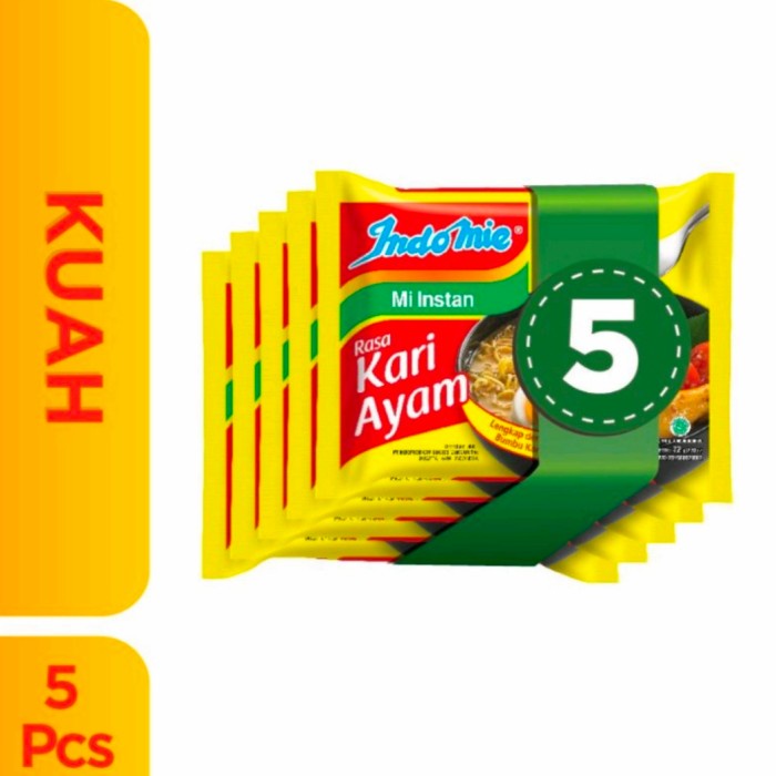 

PROMO Indomie Kari Ayam isi 5pcs