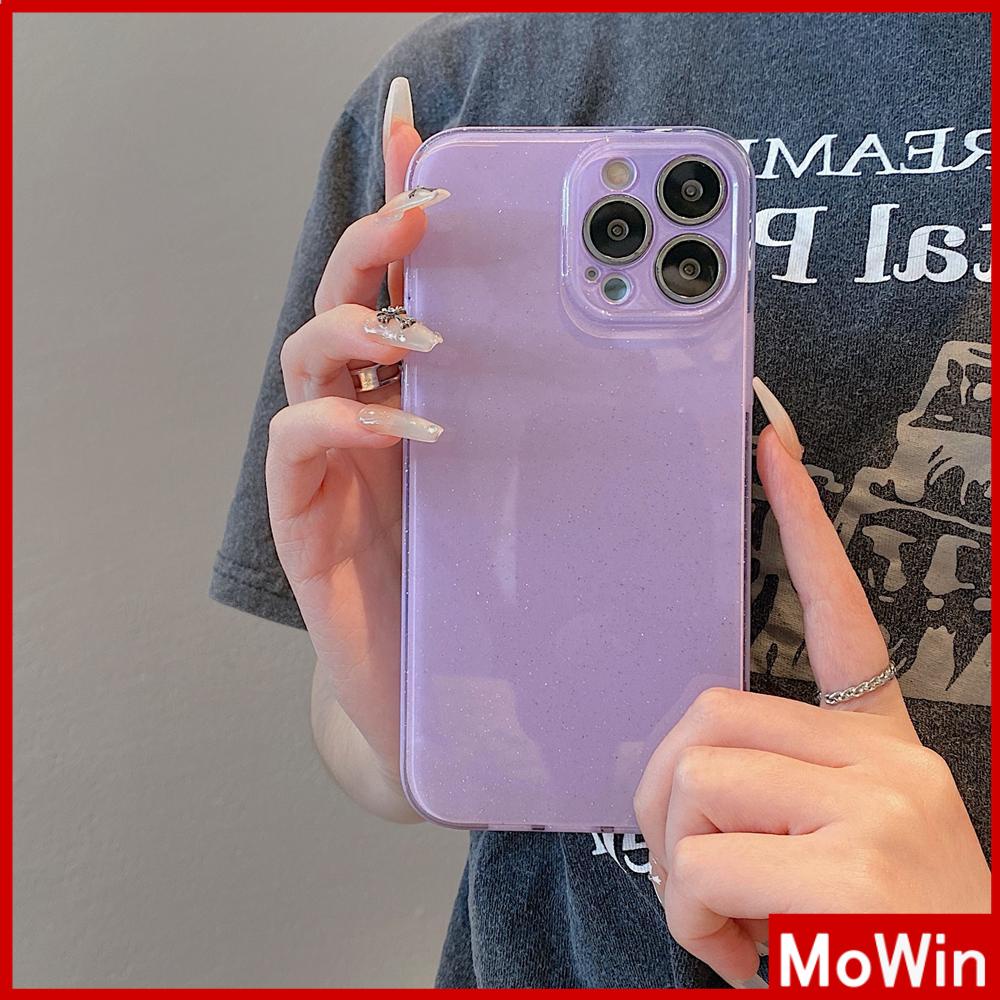 For iPhone 14 Pro Max iPhone Case Shiny Glitter Case Glossy Jelly Case TPU Soft Case Shockproof Protection Camera Black Purple Pink For iPhone 13 Pro Max 12 Pro Max 11 xr 7Plus