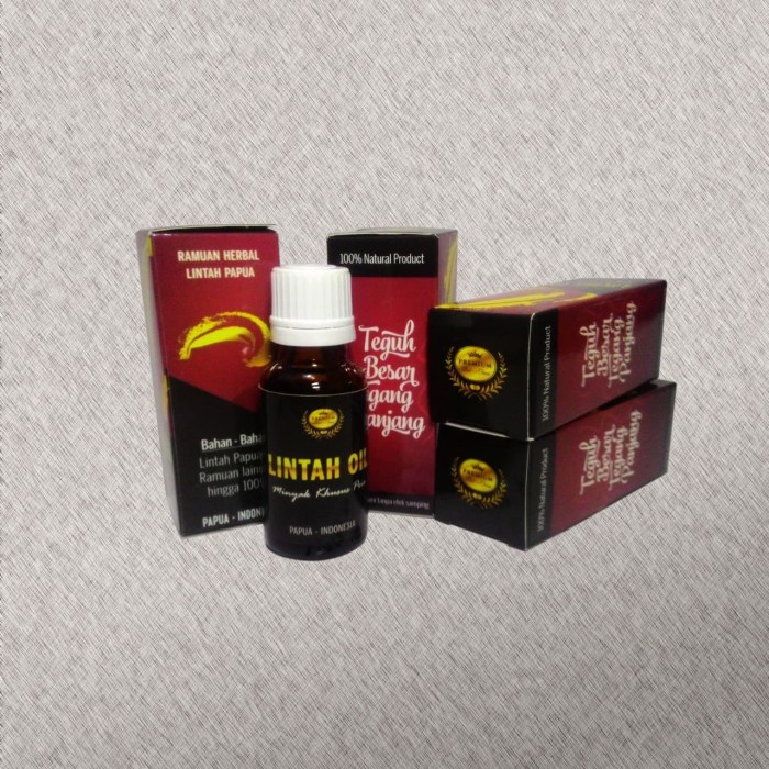 LINTAH OIL PAPUAMINYAK LINTAH ORIGINAL MINYAK DAUN PEMBUNGKUS MANJUR 