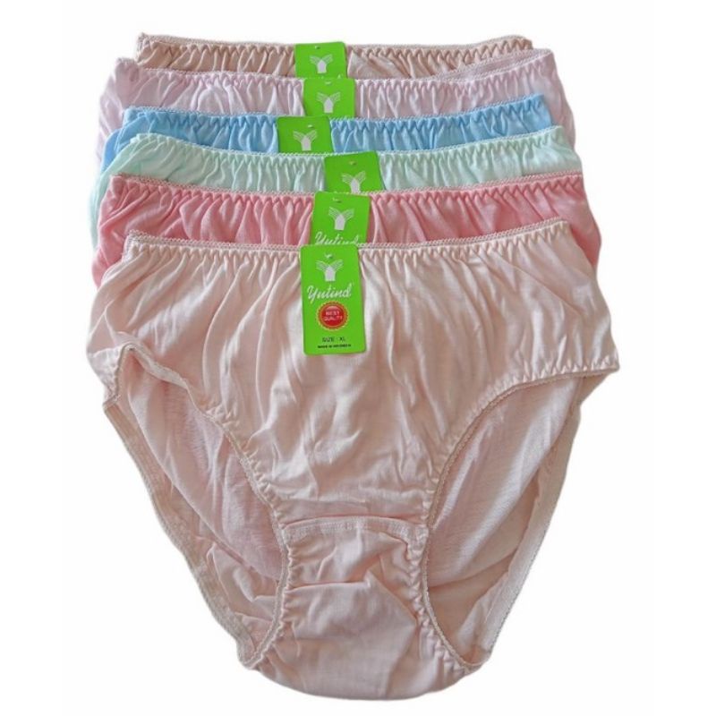 12pcs- Celana Dalam Wanita Yutind 022 Karet Zigzag