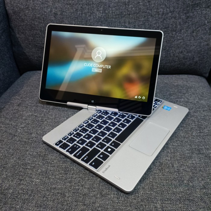 [Laptop / Notebook] Core I7 Gen5/12Gb Ram/Ssd 512/Hp Elitebook Revolve 810 G3 Tabletputar Laptop