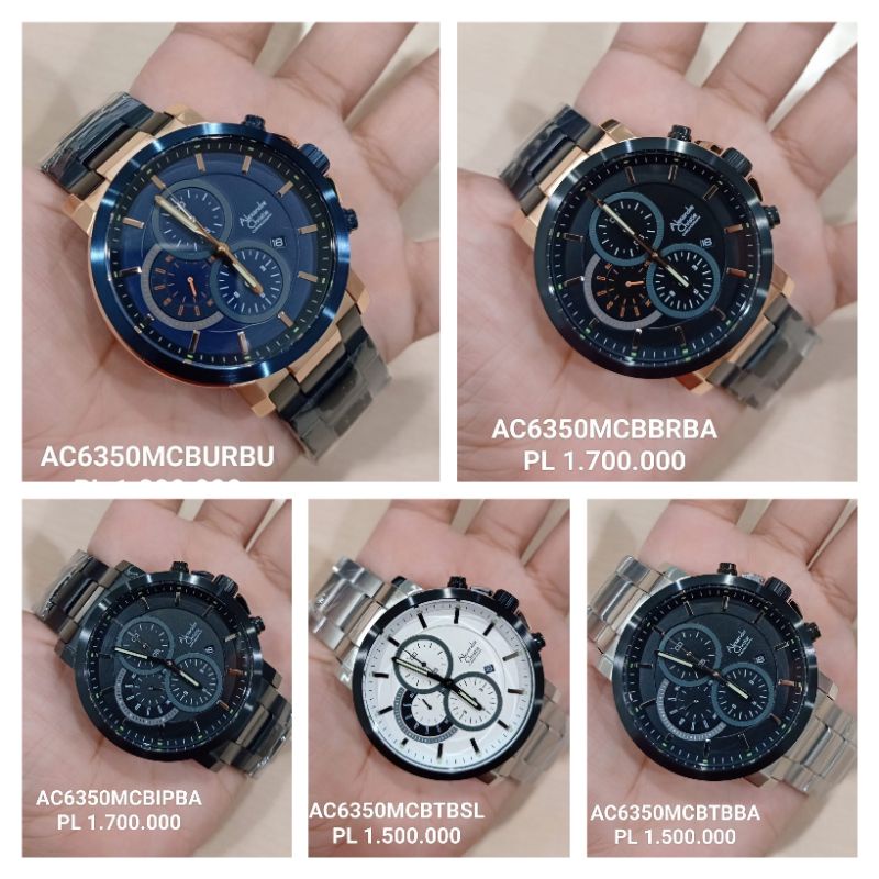 Jam Tangan Pria Alexandre Christie Ac 6350 Ac 6563 Original Garansi Resmi