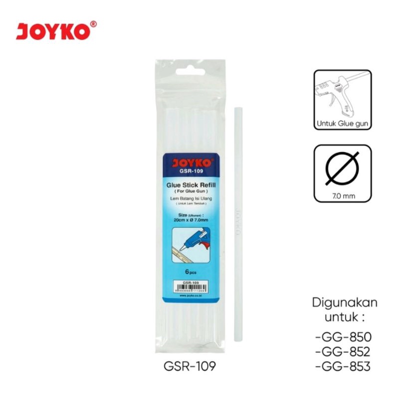 

Lem Batangan / Refil Lem Tembak Joyko GSR-109 Glue Stick Refill