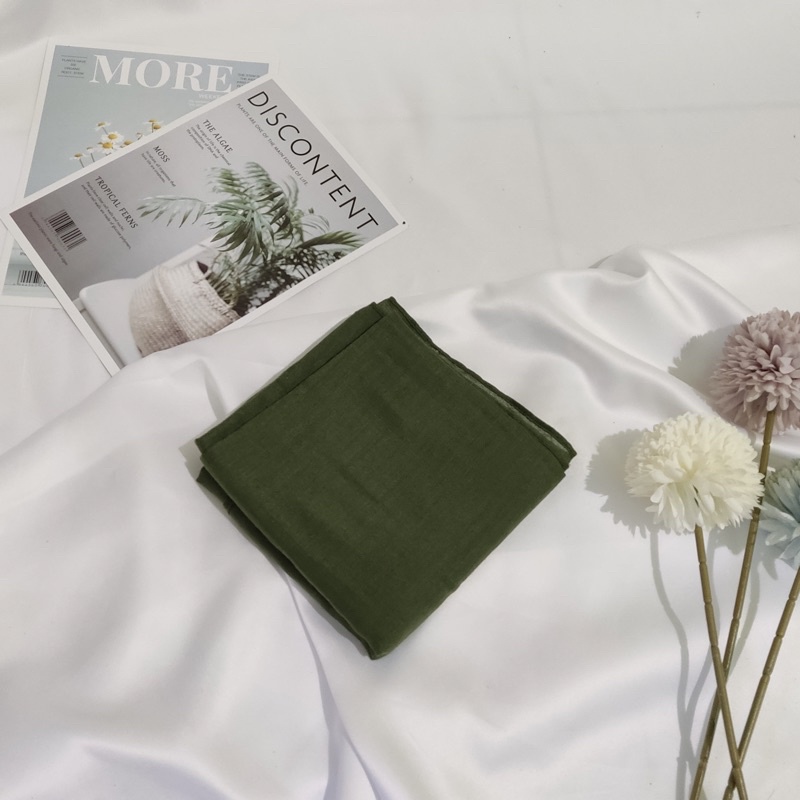 Paris Premium Voal // Paris Premium // Segi Empat Paris Polos-army