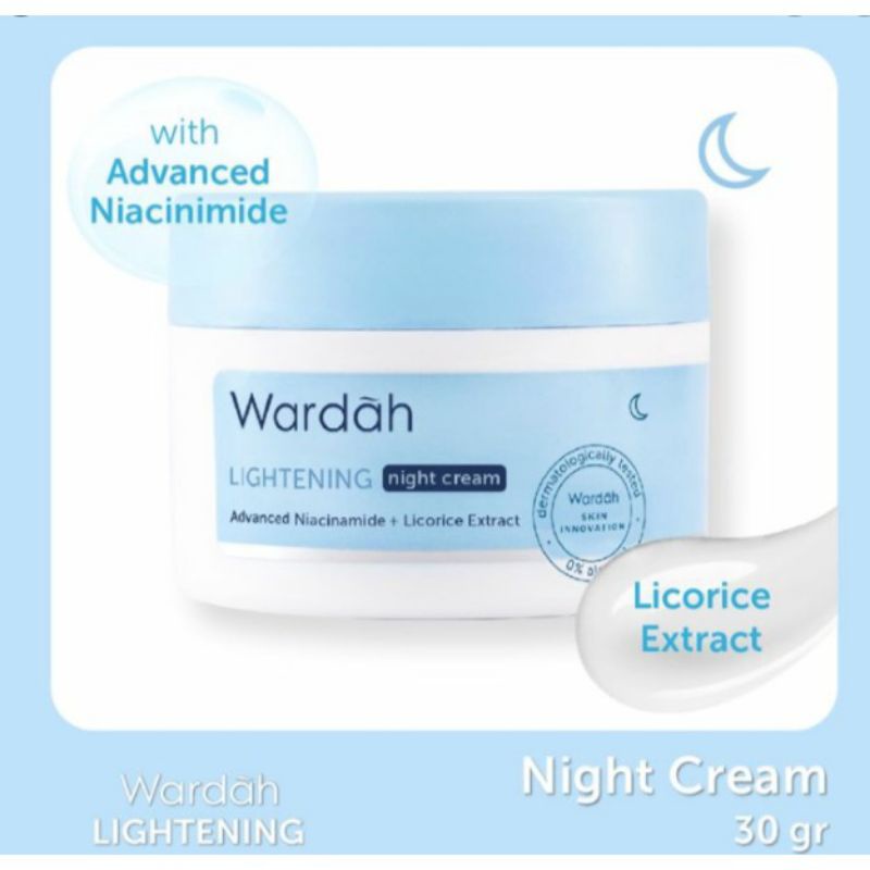 Wardah Lightening Night Cream 30gr