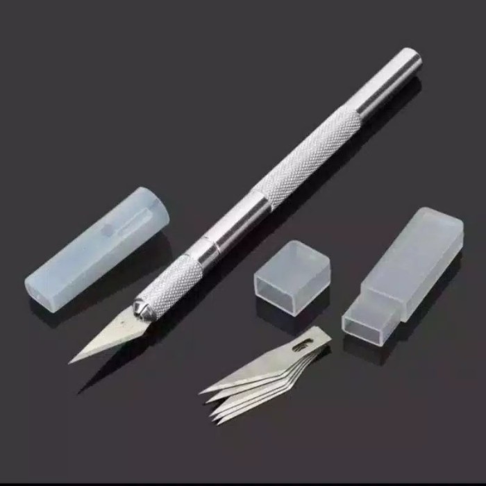 

Pemotong Cutter Pen Set / Cutting Sticker Stripping Stiker / Pisau Sayat Bonsai