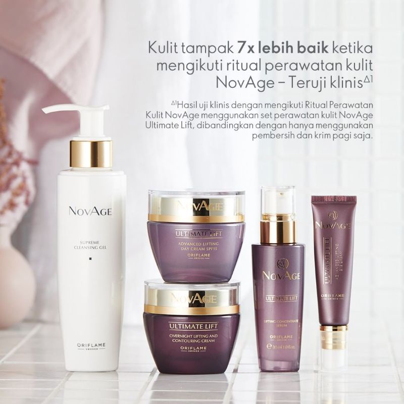 N0vageee Ultimate Lift /Ultimate Lift Contour Define Set (Day Cream/Night Cream/Serum/Eye Cream/Supreme Cleansing Gel)