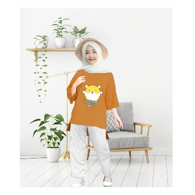 Tunik Anak Cat Ceria SIze S,M,L / Atasan Anak Perempuan