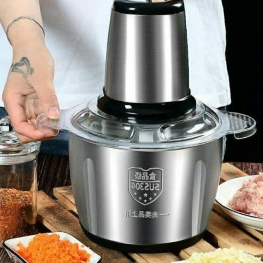 Wow Murah Meriah.. Blender Daging Stainless Steel / Food Chopper Stainles SX 685 Penggiling Daging M