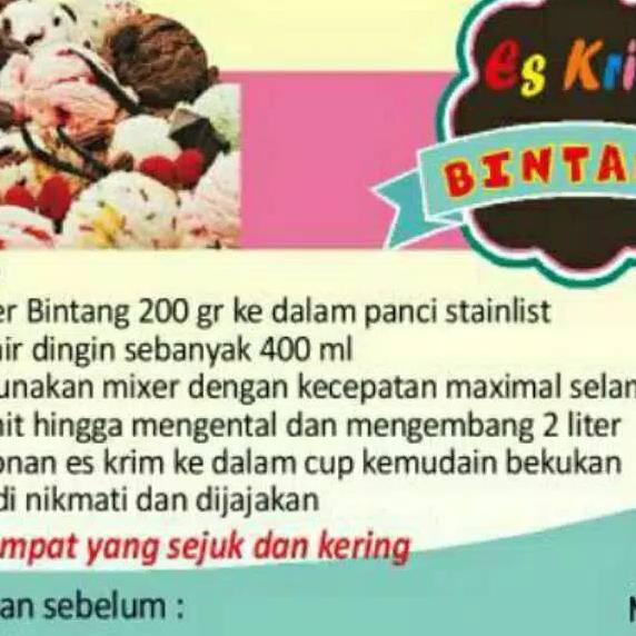 

㊫Z BAHAN ES KRIM/BUBUK ES KRIM TERASSA 200 GRM TERLARIS 3189 ⁂