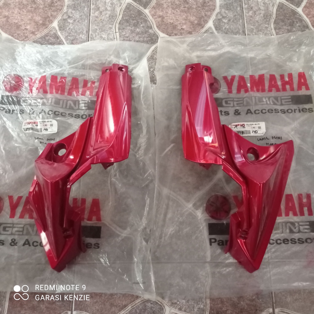 Legshield Sayap Bawah Jupiter Z New 115 Robot Merah Marun Original YGP 31B-F8385-00-P2 31B-F8395-00-