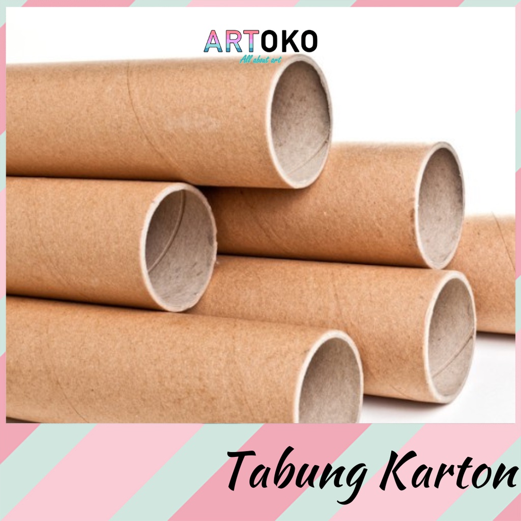 

Tabung Karton - untuk flower wrap kertas cellophane