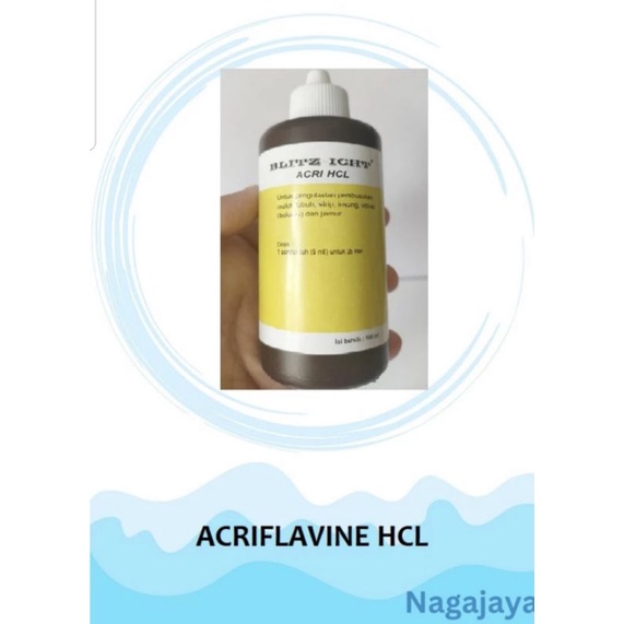 Acriflavine HCL blitz icht acri hcl obat kuning ikan hias 100 ml