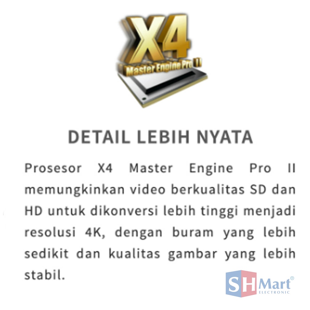 TV SHARP 60 INCH 4T-C60CH1X DIGITAL TV 4K UHD 60CH1X GARANSI RESMI