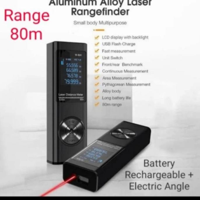 100m Laser Distance Digital Meteran Pengukur Jarak Jauh Meter NO bosch