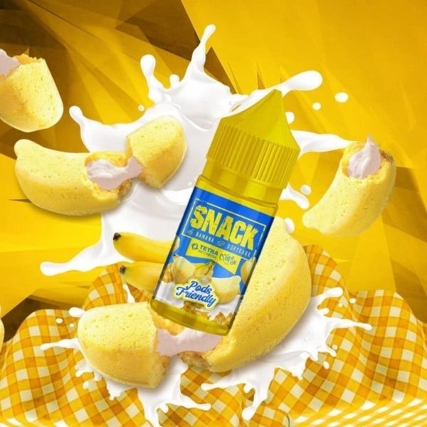 PODS FRIENDLY SNACK V2 BANANA SOFTCAKE 30ML 12MG BY TETRA