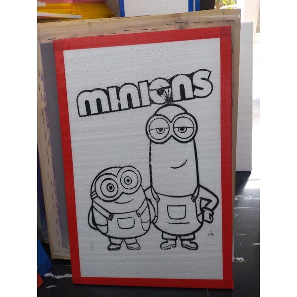 

sterafoam lukis anak dengan list 2.600 tanpa list 2.200