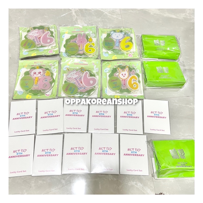 [READY STOCK] NCT 127 MD 6th Anniversary Lucky Card / Acrylic / Necklace