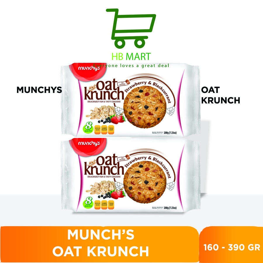 

Munchys Oat Krunch Crackers 208gr Biskuit Cookies Aneka Varian Rasa AL