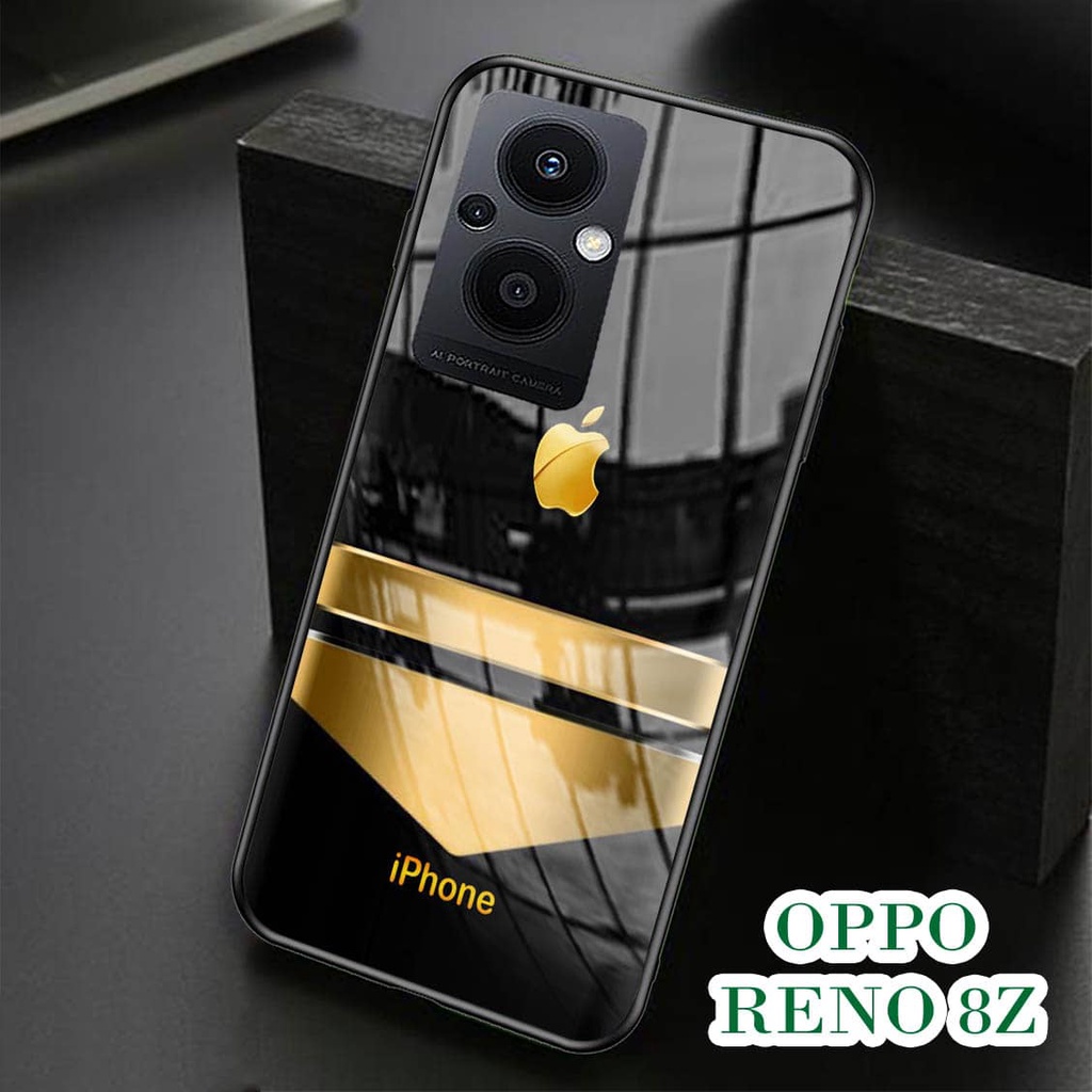 Softcase Kaca Oppo Reno 8z - Case Handphone OPPO Reno 8z [T31].