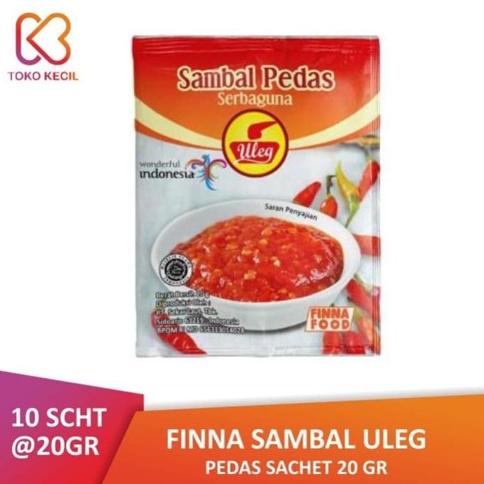 

[PACK] Finna Sambal Uleg Pedas Sachet (10 x 20gr)