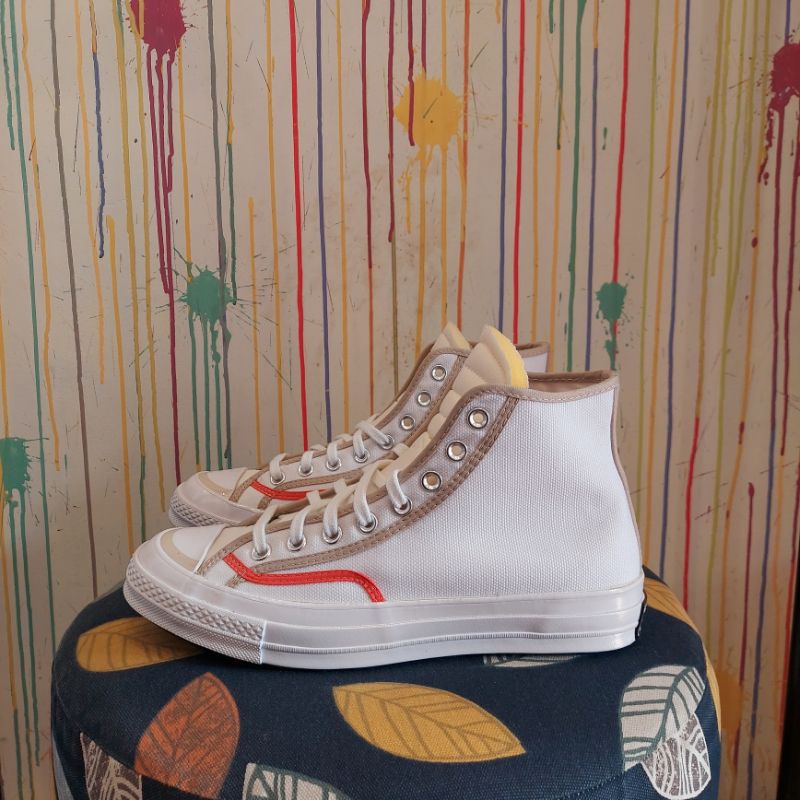 CONVERSE 70s RECYCLED FRENCH BINDING - WHITE/STRING